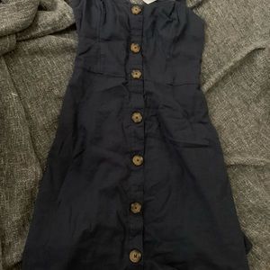 Abercrombie and Fitch navy summer dress Xs